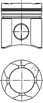 Pistone - 99330600 KOLBENSCHMIDT