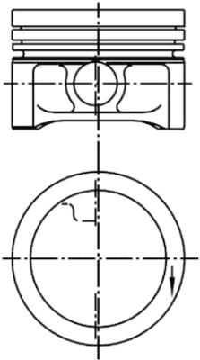 Piston - 99455620 KOLBENSCHMIDT