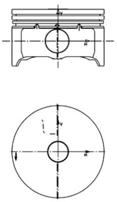 Kolben - 99456600 KOLBENSCHMIDT