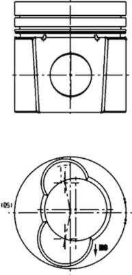 Kolben - 99484600 KOLBENSCHMIDT