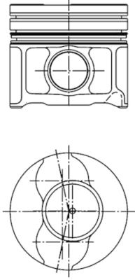 Pistone - 41795620 KOLBENSCHMIDT