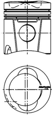 Piston - 99775610 KOLBENSCHMIDT