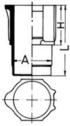 cilindro įvorė - 89309110 KOLBENSCHMIDT