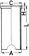 Cylinder Sleeve - 89163190 KOLBENSCHMIDT