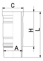 Cylinder Sleeve - 89930110 KOLBENSCHMIDT