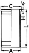 Cylinder Sleeve - 88850110 KOLBENSCHMIDT