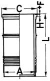 Zylinderlaufbuchse - 89737110 KOLBENSCHMIDT