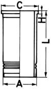 Cylinder Sleeve - 88318110 KOLBENSCHMIDT