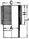 Cylinder Sleeve - 89005110 KOLBENSCHMIDT