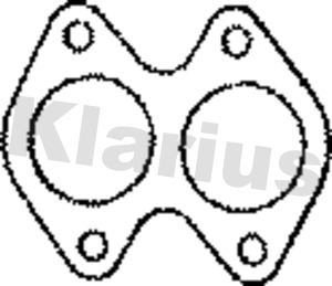 Guarnizione, Tubo gas scarico - 410002 KLARIUS