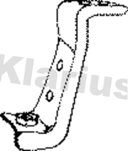 Supporto, Imp. gas scarico - 430239 KLARIUS
