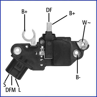 Regolatore alternatore - 130593 HITACHI