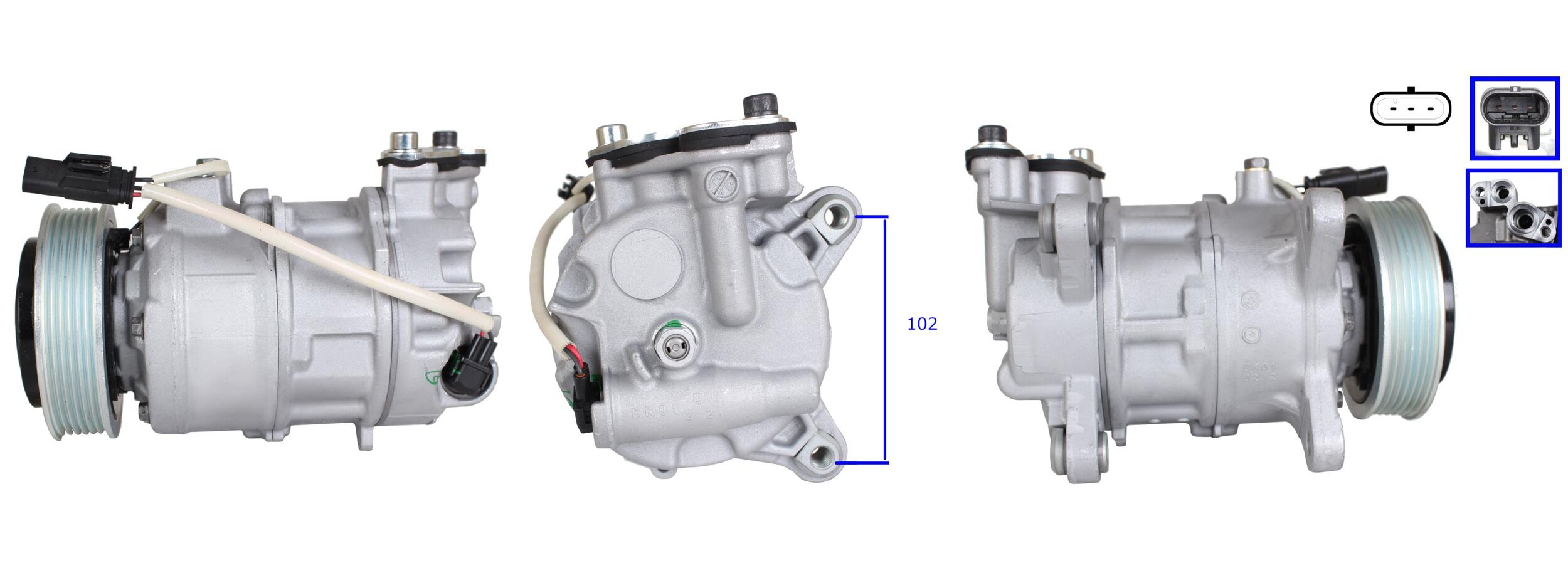 Компрессор, кондиционер - 700511052 DRI