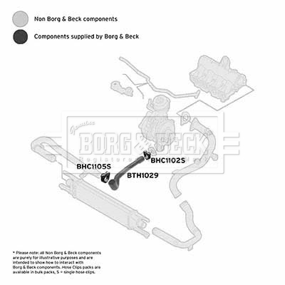 Charger Air Hose - BTH1029 BORG & BECK
