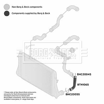 Charger Air Hose - BTH1065 BORG & BECK