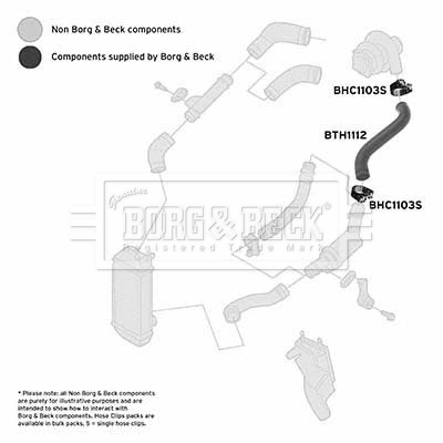 Charger Air Hose - BTH1112 BORG & BECK