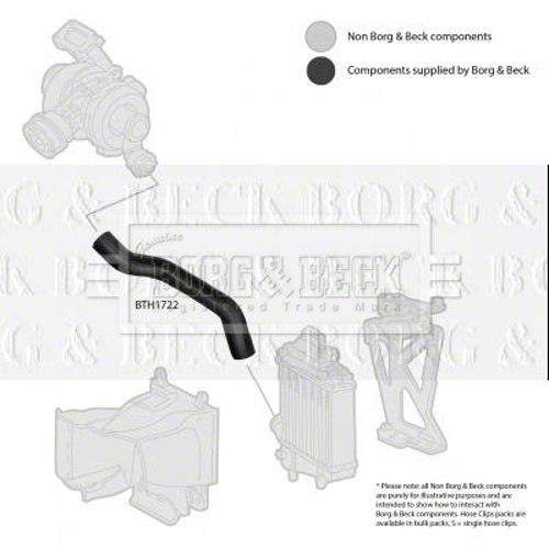 Charger Air Hose - BTH1722 BORG & BECK