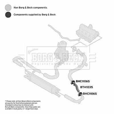 Charger Air Hose - BTH1035 BORG & BECK