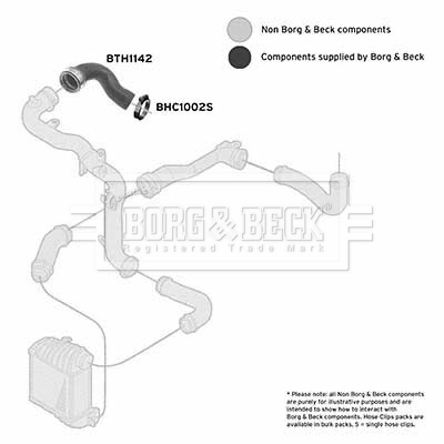 Charger Air Hose - BTH1142 BORG & BECK