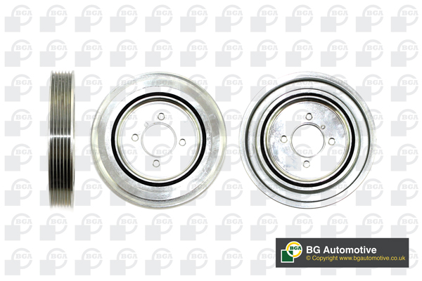 Belt Pulley, crankshaft - DP0707 BGA