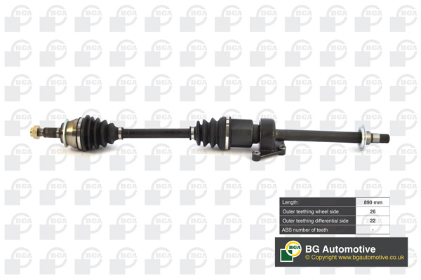 Drive Shaft - DS0909RA BGA