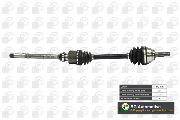 Drive Shaft - DS1408R BGA