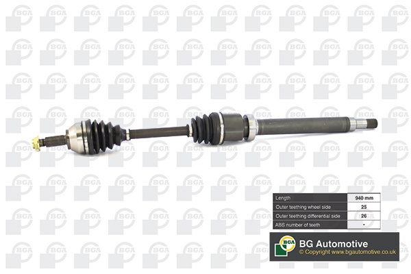 Приводной вал - DS2302R BGA