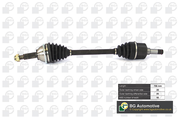 Albero motore/Semiasse - DS2320LA BGA