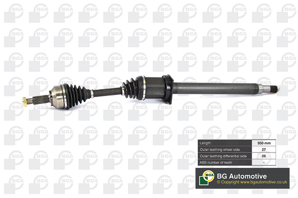 Drive Shaft - DS3300R BGA