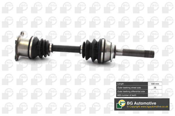 Albero motore/Semiasse - DS6100R BGA