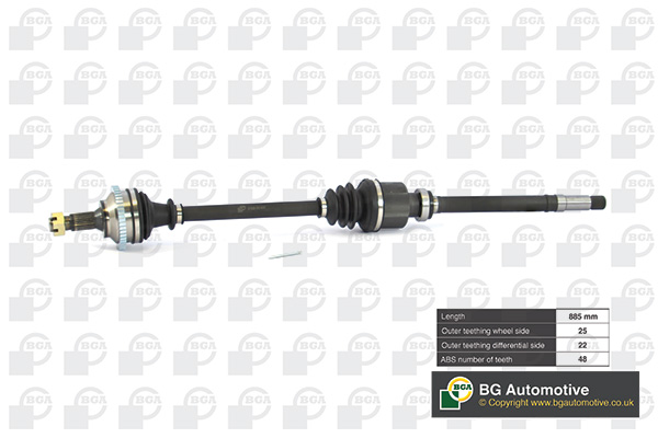 Приводной вал - DS6722RA BGA