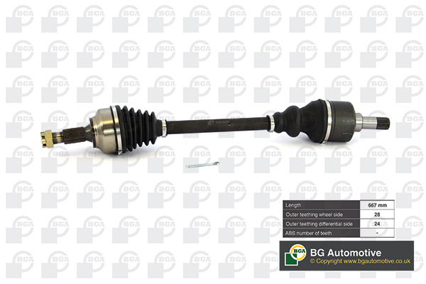 Приводной вал - DS6736L BGA