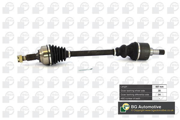 Drive Shaft - DS6736L BGA