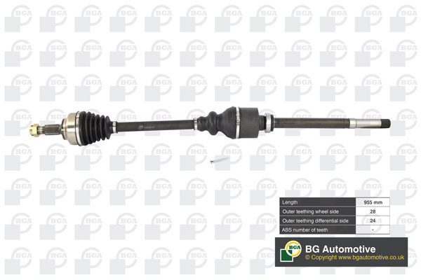 Drive Shaft - DS6736R BGA