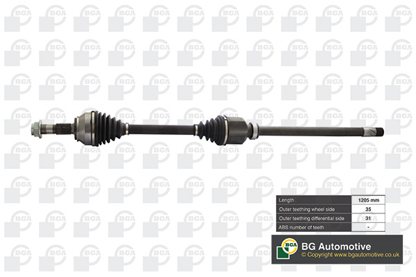 Приводной вал - DS6738R BGA