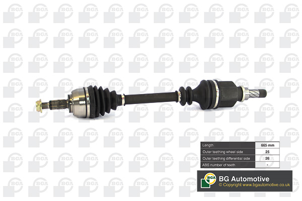 Albero motore/Semiasse - DS7349L BGA