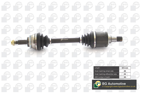 Albero motore/Semiasse - DS7608L BGA