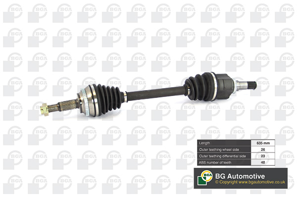 Drive Shaft - DS7610L BGA