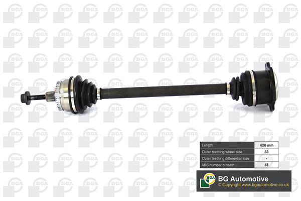 Drive Shaft - DS9622RA BGA