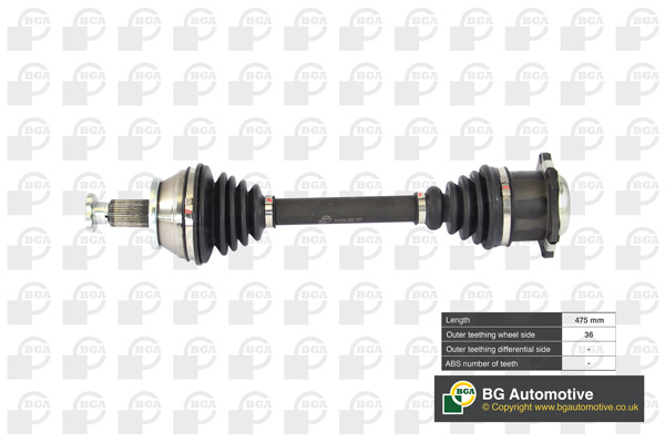 Drive Shaft - DS9628L BGA