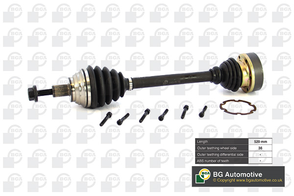 Drive Shaft - DS9634L BGA