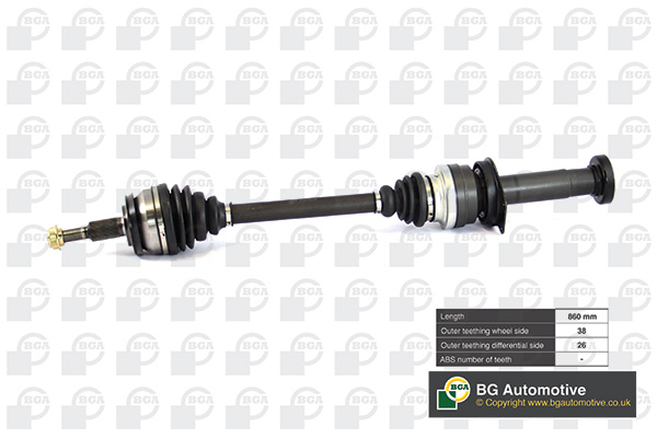 Drive Shaft - DS9639R BGA