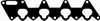 Gasket, intake manifold - MG9524 BGA