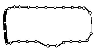 Gasket, oil sump - OP0388 BGA