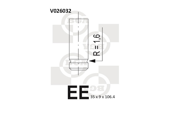 Outlet valve - V026032 BGA