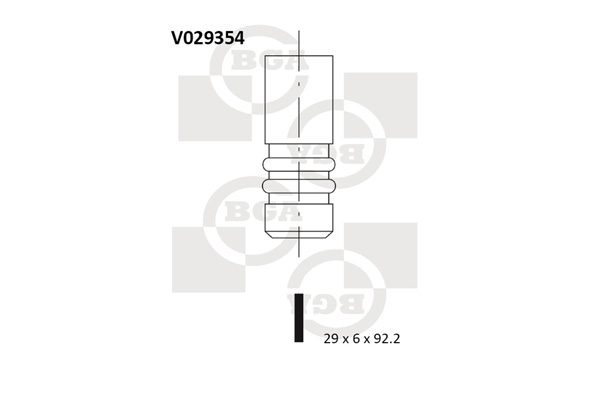 Outlet valve - V029354 BGA