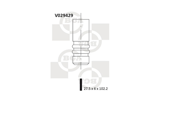 Outlet valve - V029429 BGA