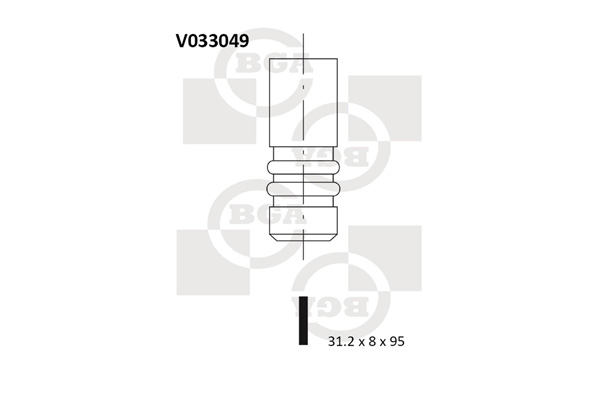 Outlet valve - V033049 BGA