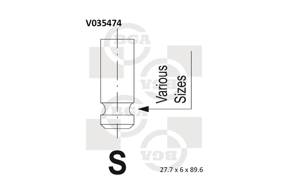 Inlet Valve - V035474 BGA
