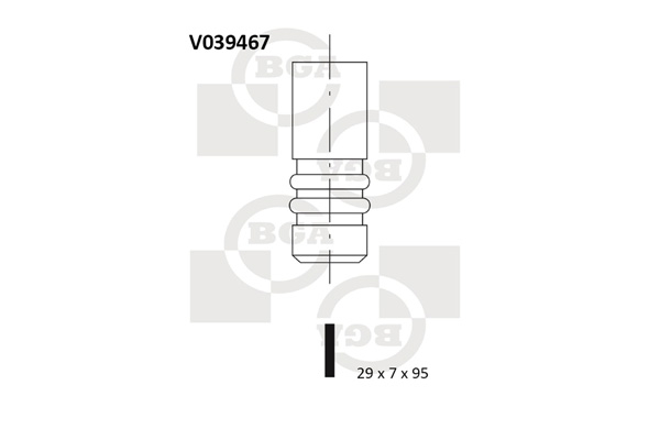 Valvola di scarico - V039467 BGA